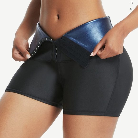 Sauna Sweat Belt Shorts - Picture 2 of 6